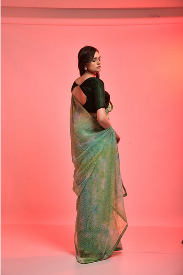 Prizam Color Set Chiffon Party Wear Sarees Catalog